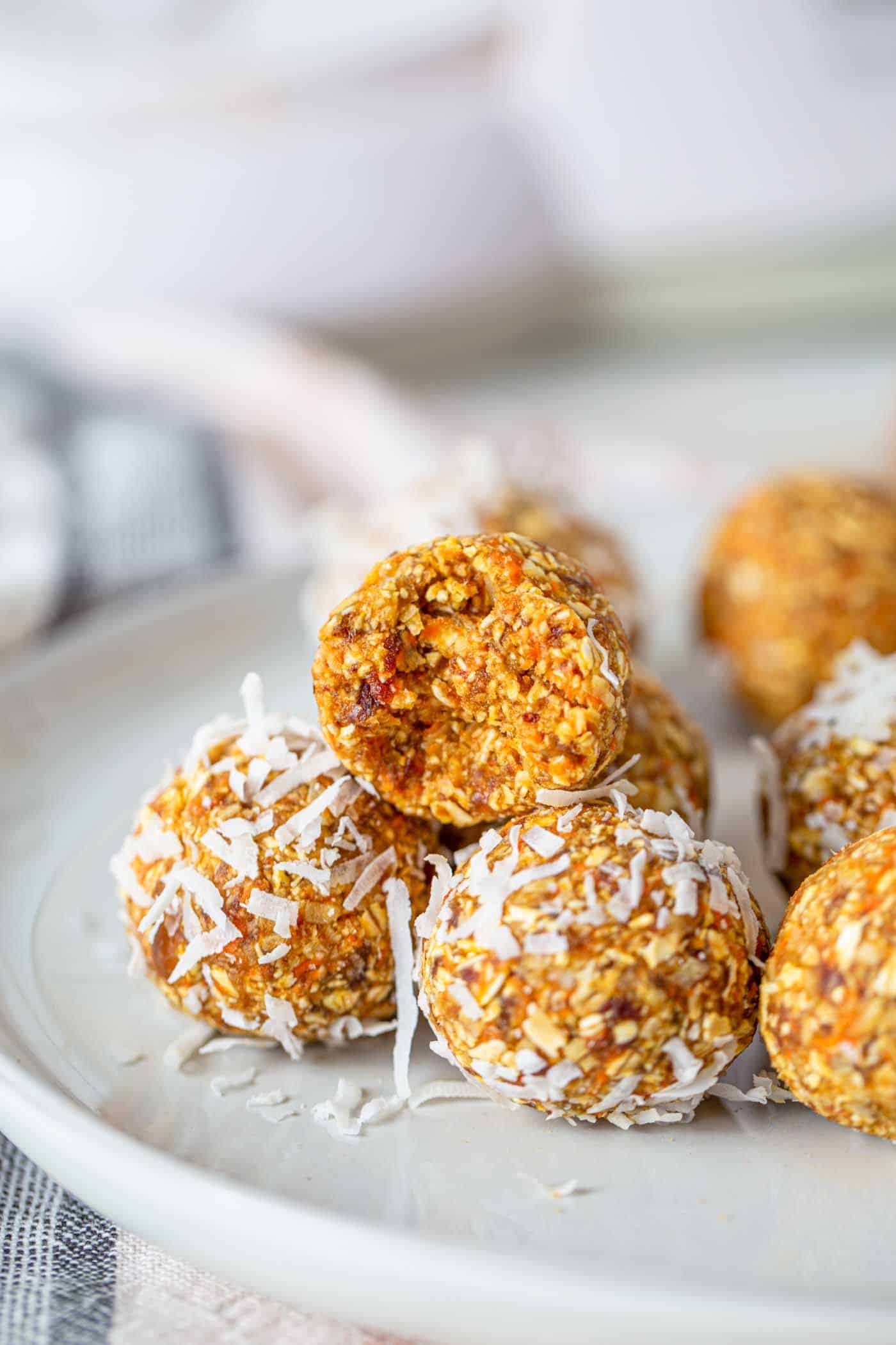 Carrot Cake and Walnut Energy Balls.