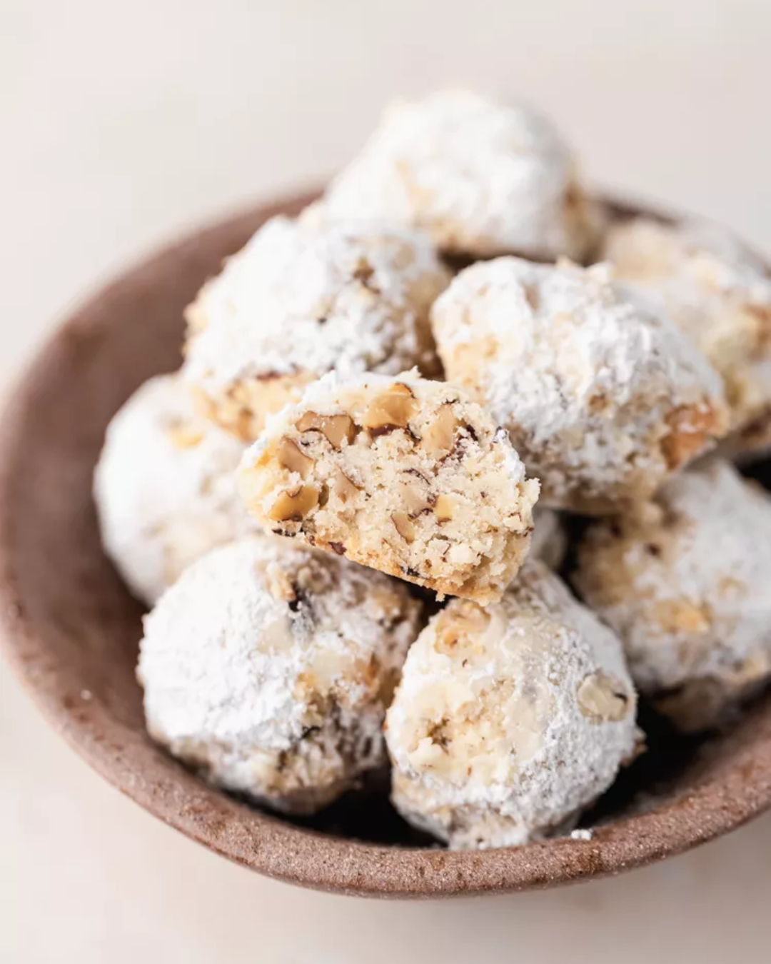 Walnut Snowball Cookies.